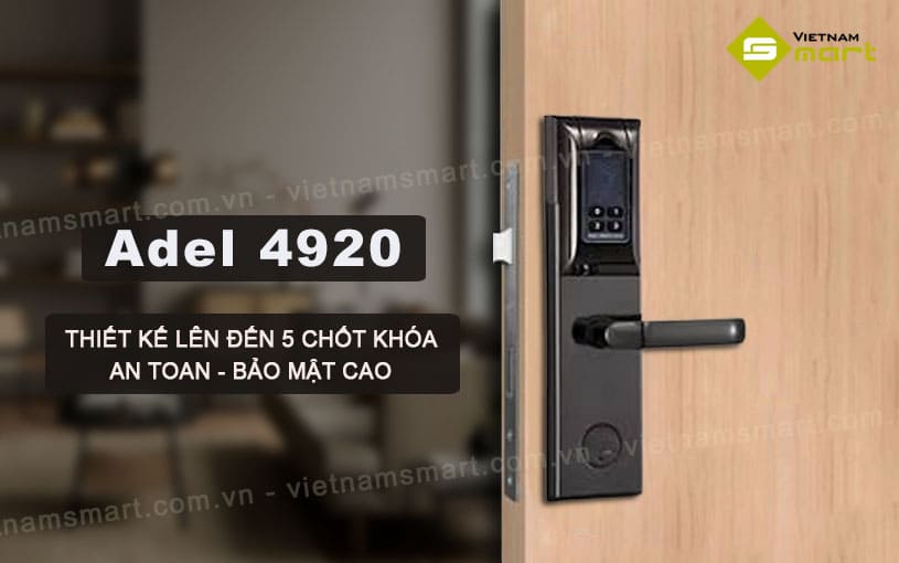 Khóa cửa vân tay thông minh ADEL 4920 ADEL 4920