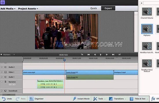 Phần mềm chỉnh sửa edit video online AVS video clip Editor
