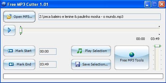 Phần mềm cắt ghép nhạc - Free MP3 Cutter