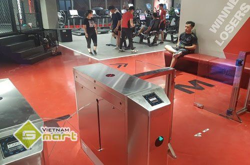 Dự án lắp đặt flap barrier để check-in phòng tập Gym tại TP HCM