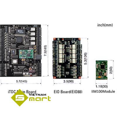 Bộ điều khiển trung tâm IDTeck iTDC Kích thước của sản phẩm iTDC