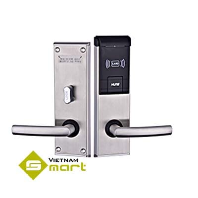 Khóa khách sạn Mifare 930SS-6-DMF1 Ảnh cận cảnh 2 mặt của khóa từ khách sạn 930SS-6-DMF1