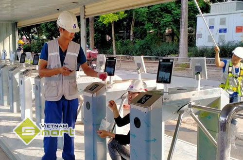 Dự án lắp đặt kiểm soát ra vào tại Lotte Mall Hà Nội