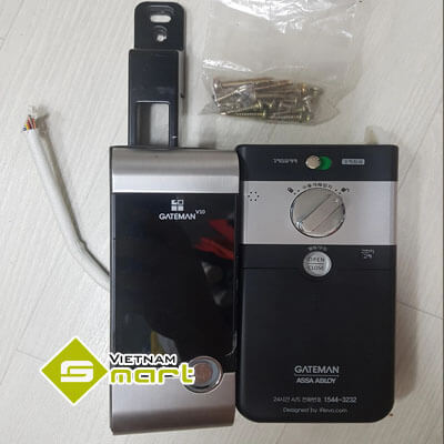 Khóa điện tử thông minh Gateman V10 Mặt trong và mặt ngoài của khóa điện tử Gateman V10