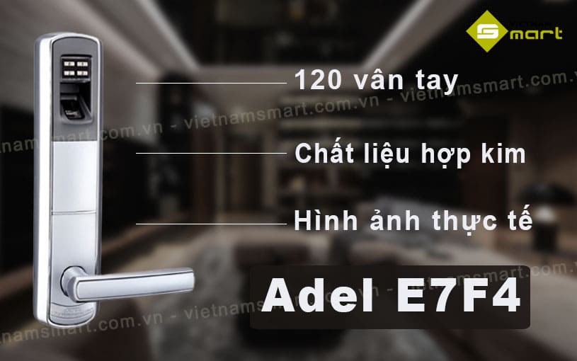 Khóa vân tay thông minh Adel E7F4 Adel E7F4