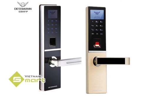 Top 5 khóa vân tay cửa sắt đáng mua nhất hiện nay Khóa vân tay G810 FP dùng cho cửa sắt