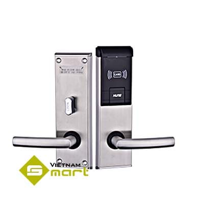 Khóa khách sạn dùng thẻ Temic 930SS-6-D Mặt trước và mặt sau của khóa khách sạn Hune 930SS-6-D