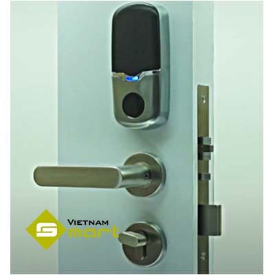 Khóa khách sạn Mifare 6100SL-DMF1 Mô hình lắp đặt khóa cửa khách sạn 6100SL-DMF1 ở bên trong