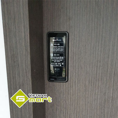 Khóa thẻ từ công nghệ SamSung SHS-2920XAK/EN Mặt trước của khóa điện tử HS-2920XAK/EN