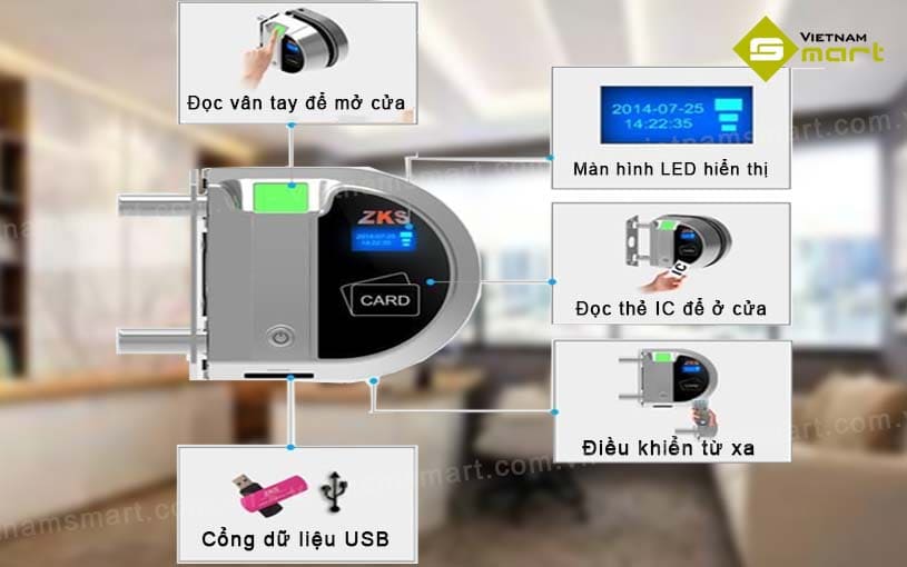 Khóa vân tay thông minh ZKS M1 ZKS-M1