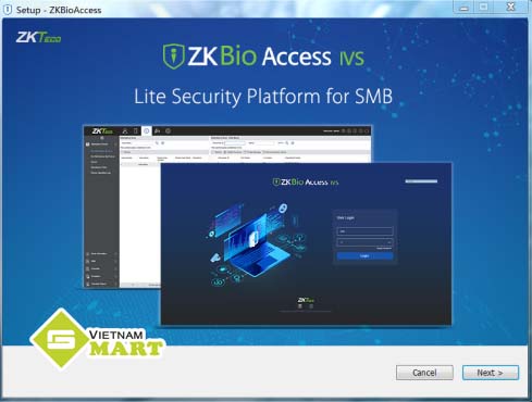 ZKBioAccess hướng dẫn cài phần mềm ZKBio Access
