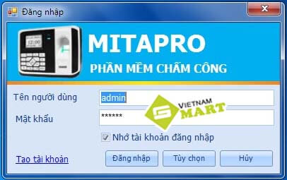 Giao dieeejn đăng nhập phần mềm MITAPRO