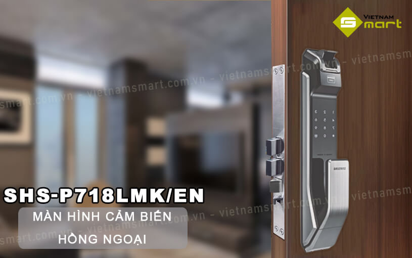 Khóa cửa vân tay Samsung SHS-P718LMK/EN samsung shs-p718lmk-en