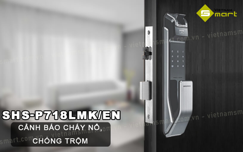 Khóa cửa vân tay Samsung SHS-P718LMK/EN samsung shs-p718lmk-en