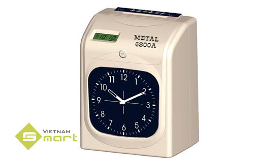 Top 5 máy chấm công thẻ giấy giá rẻ đáng mua nhất Máy chấm công dùng thẻ giấy METAL 6800A