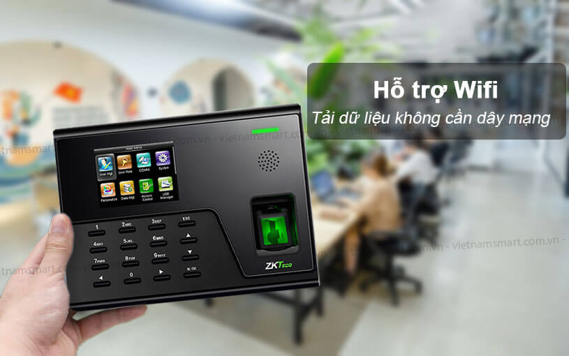 Máy chấm công vân tay và thẻ ZkTeco UA760-Wifi