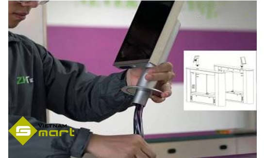 Máy chấm công khuôn mặt ZKTeco FaceDepot-7B (CH) Lắp đặt thiết bị chấm công FaceDepot 7B(CH) cho đơn vị sử dụng