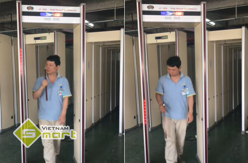 Cổng dò kim loại Safeway AT-IIID Test cổng dò an ninh Safeway AT-IIID