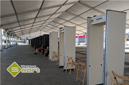 Cổng dò kim loại Safeway AT-IIID Ứng dụng của cổng dò AT IIID tại đơn vị sử dụng