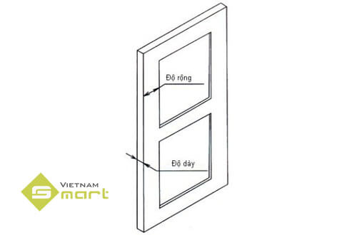 Cửa nhôm kính, nhôm xingfa, cửa cổng có lắp được thiết bị khóa vân tay hay không? Xác định kích thước của các đố cửa