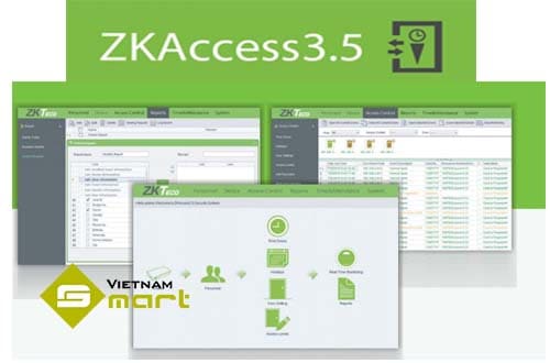 Phần mềm chấm công chuyên nghiệp ZKAccess 3.5