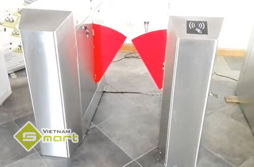 Cổng Flap Barrier ZKTeco FBL200 Cận cảnh cổng flap gate FBL-200
