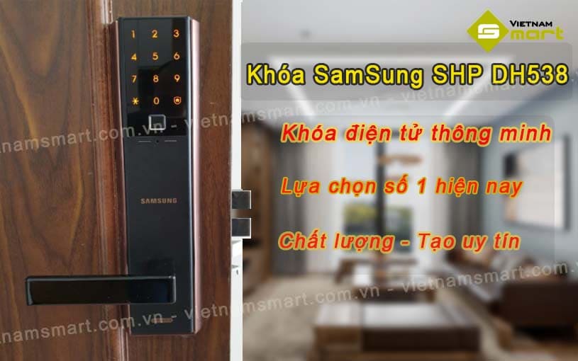 Khóa cửa vân tay SamSung SHP-DH538 SamSung SHP DH538