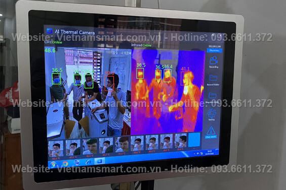 Hình ảnh VietnamSmart test thiết bị trước khi đưa vào sử dụng