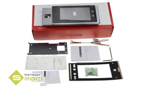 Máy chấm công khuôn mặt Hikvision DS-K1T671 Máy chấm công khuôn mặt DS-K1T671 và các vật tư kèm theo cho sản phẩm