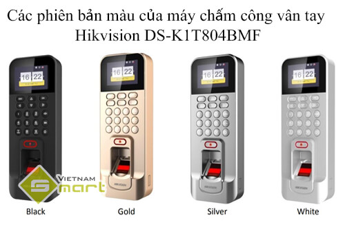 Giới thiệu về máy chấm công vân tay Hikvision DS-K1T804BMF