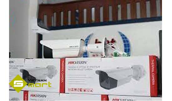 Camera IP đo thân nhiệt HIKVISION DS-HP2ETBBF3636-P Hình ảnh thực tế của thiết bị camera DS-HP2ETBBF3636/P vừa khui hộp