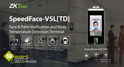 Tổng quan về các ưu điểm của thiết bị SpeedFace-V5L TD