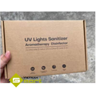 Máy sát khuẩn tay tự động Blitzblue MK05S Ảnh thực tế của thiết bị MK05S được để trong hộp