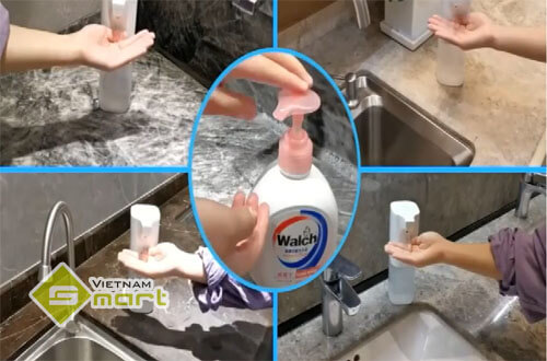 Máy sát khuẩn tay tự động Blitzblue MK01 Máy sát khuẩn tay tự động MK01 có thể phù hợp đặt tại mọi không gian