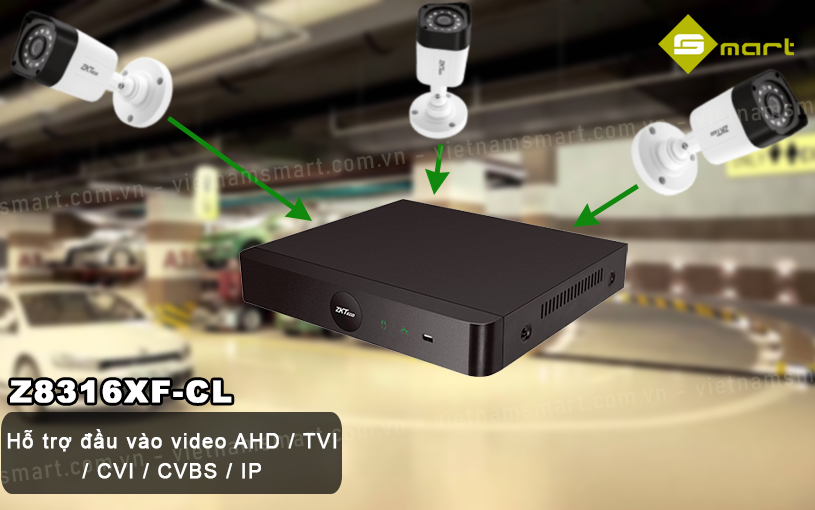 Đầu ghi Analog ZKTeco Z8316XF-CL zkteco z8316xf-cl