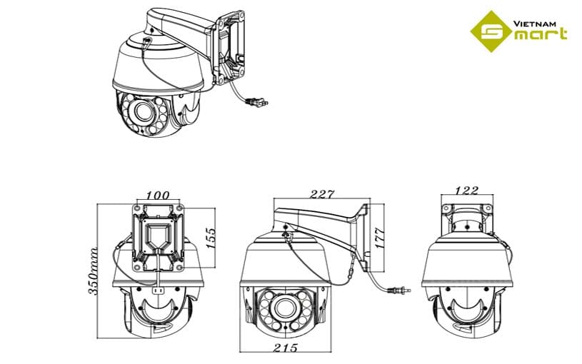 Camera an ninh PL-55D18E ZKTeco PL-55D18E