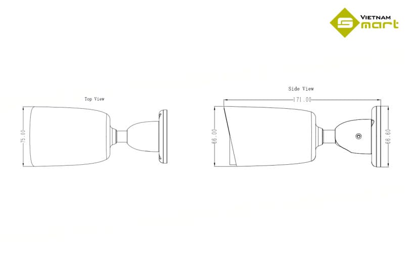 Camera An Ninh ZKTeco BS-852T11C-C BS-852T11C-C