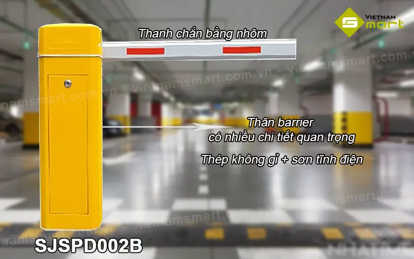 Cấu tạo của barie tự động SJSPD002B