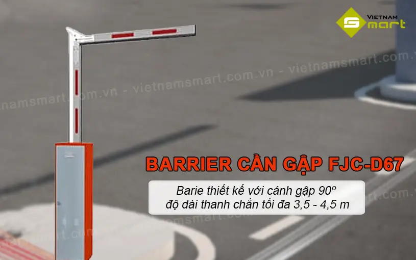Giới thiệu barrier cần gập FJC-D67