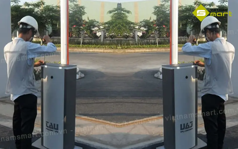 Barrier tự động TAU P-800RBLO-X Cổng barie P-800RBLO-X kiểm soát lối vào ra