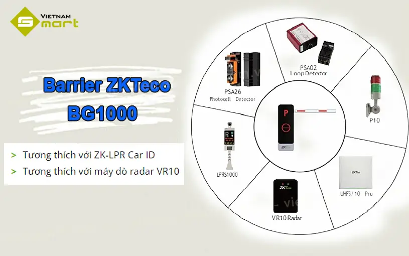 Barrier tự động ZKTeco BG1000 Barrier tự động BG1000