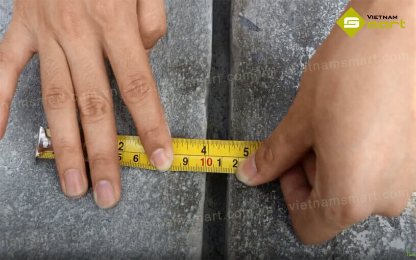 Bộ dò vòng từ ZKTeco PSA02 Kích thước đường cắt bề mặt chôn dây