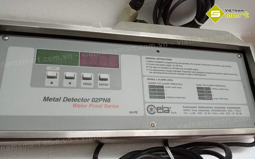 Khả năng làm việc của cổng dò kim loại CEIA 02PN8