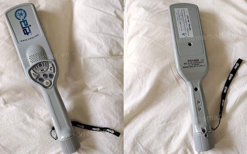 Máy dò kim loại cầm tay CEIA PD140N Ngôn ngữ thiết kế đẹp mắt trên tay dò kim loại PD140N đẹp mắt, tính di động cao