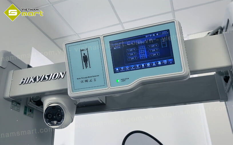 Cổng dò kim loại và đo thân nhiệt Hikvision ISD-SMG318LT-D Tính năng của cửa dò kim loại ISD-SMG318LT-D dựa trên các công nghệ mới - hiện đại