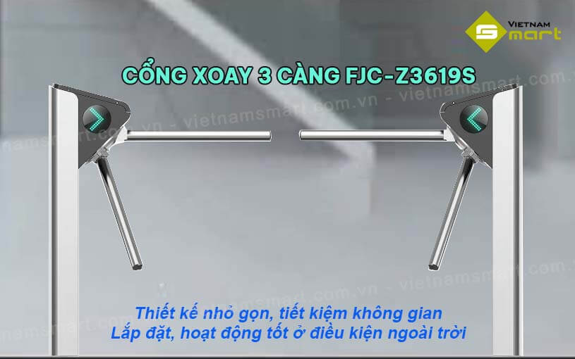 Giới thiệu về cổng xoay 3 càng Fujica FJC-Z3619S