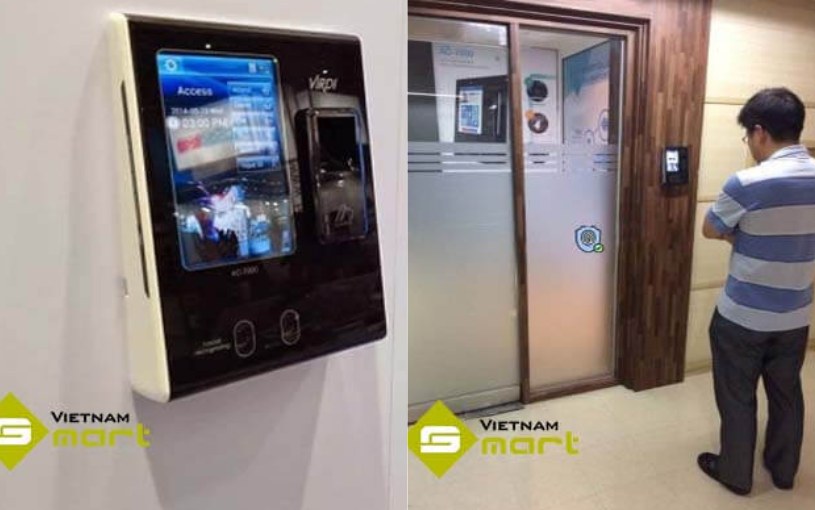 Máy chấm công khuôn mặt Virdi AC-7000 Hình ảnh thực tế của máy chấm công Virdi AC7000