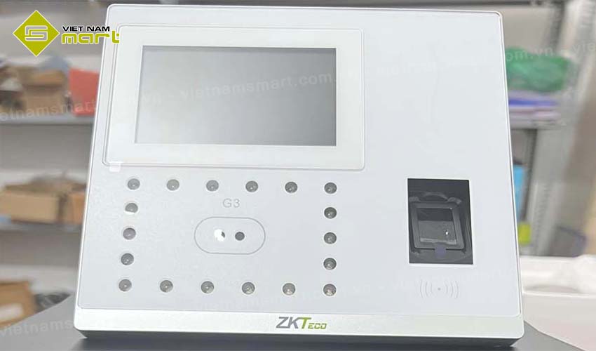 Máy chấm công khuôn mặt ZKTeco G3 Hình ảnh thực tế của máy chấm công vân tay khuôn mặt ZKTeco G3