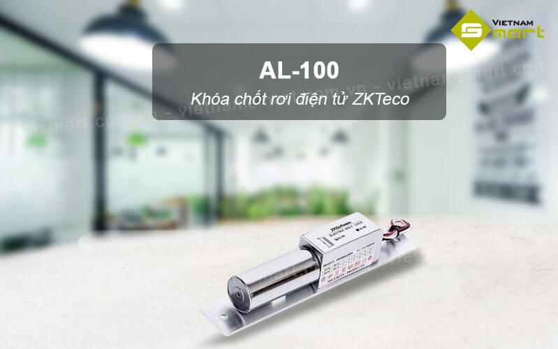 Khóa chốt rơi điện tử ZKTeco AL-100