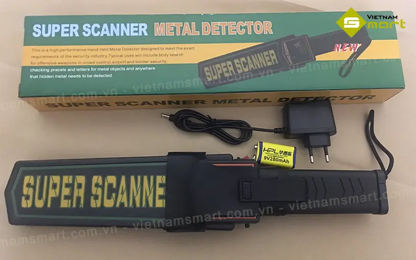 Giới thiệu về tay dò kim loại Super Scanner MD-3003B1